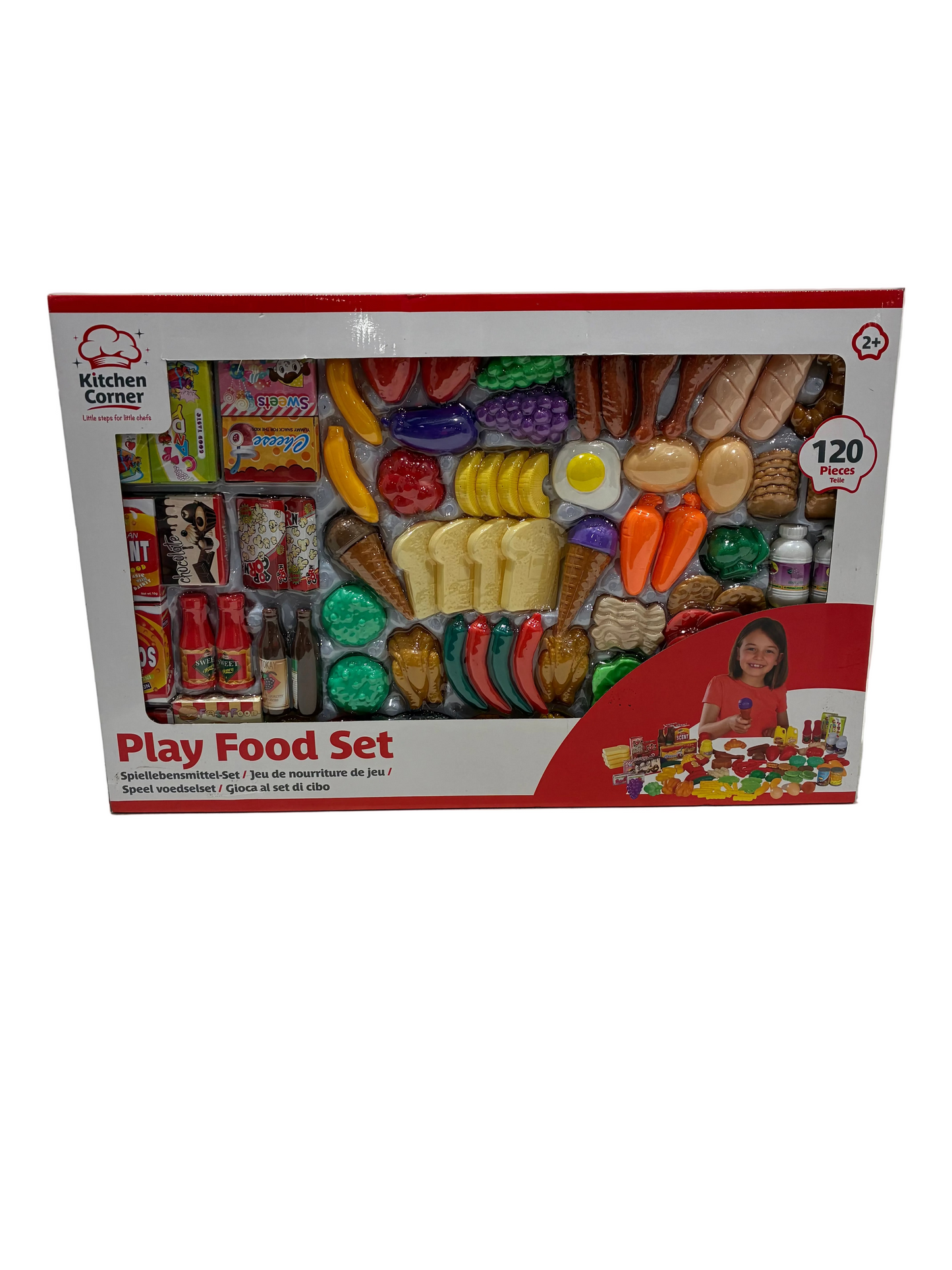 Kitchen Corner Play Food Set (New)