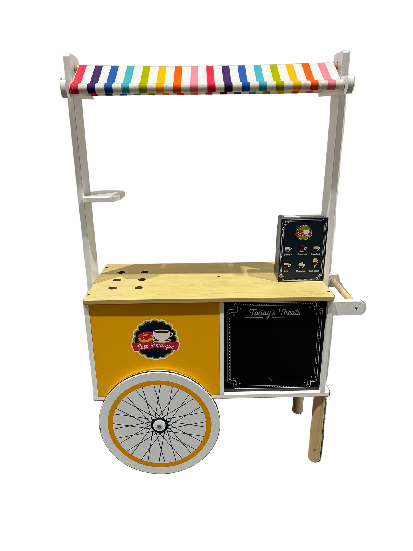 Wooden Cafe/Ice Cream Toy Cart (Pre-loved)