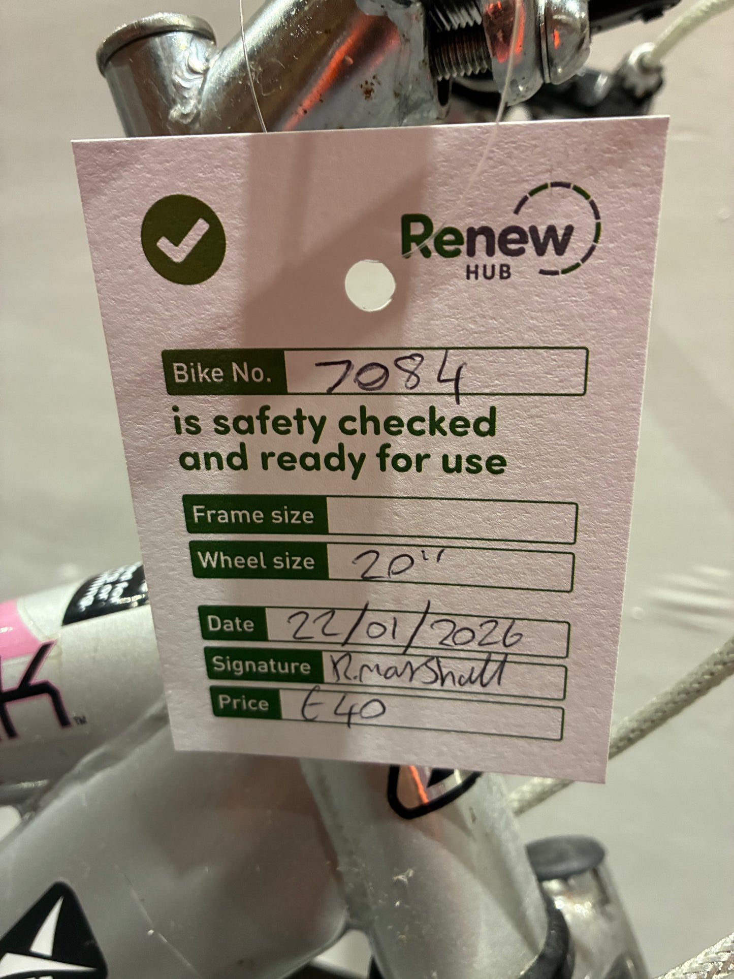 Reebok Full Suspension 20” Mountain Bike (Pre-loved)