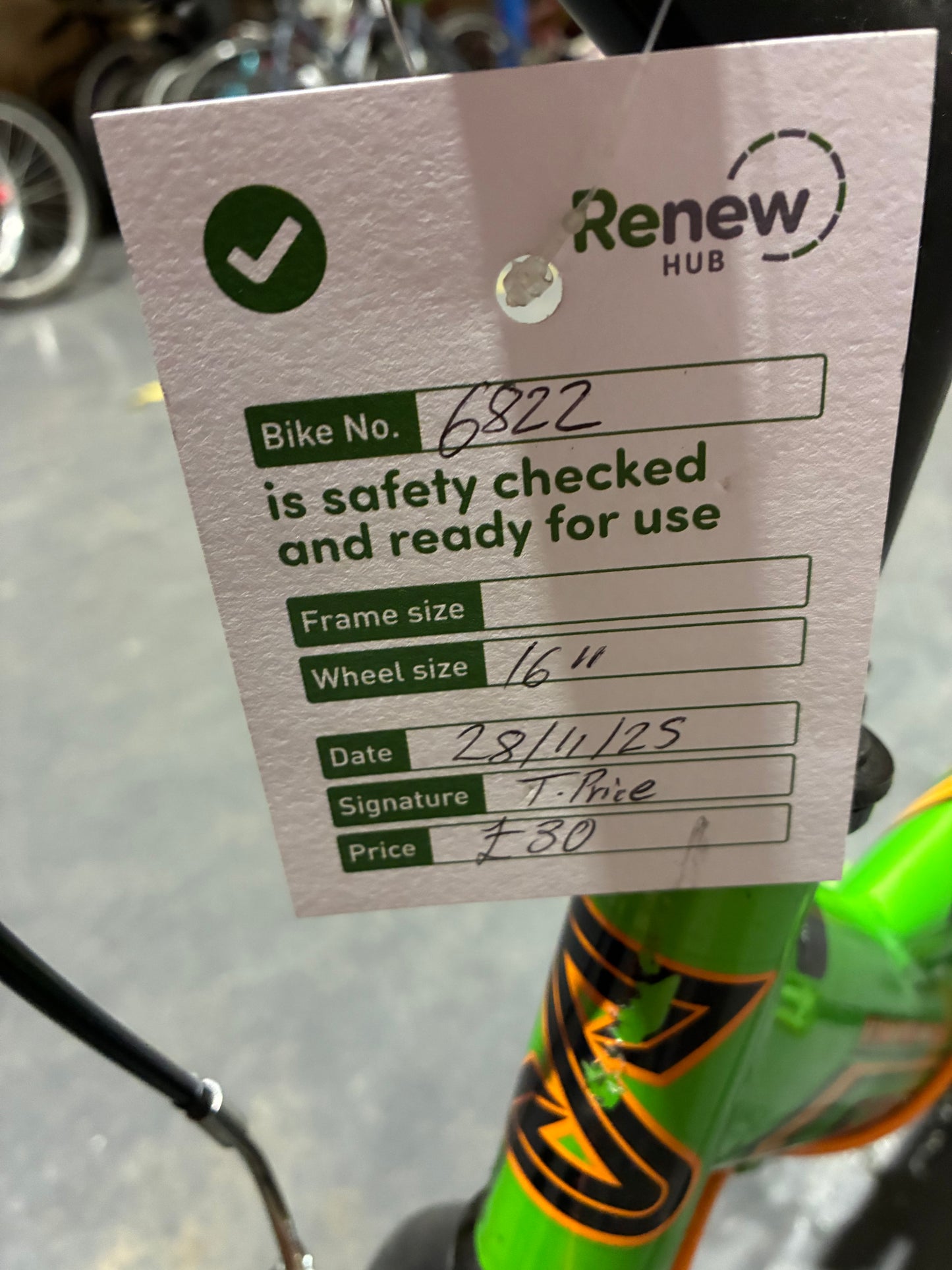 Spike 18” Kids Mountain Bike (Pre-loved)