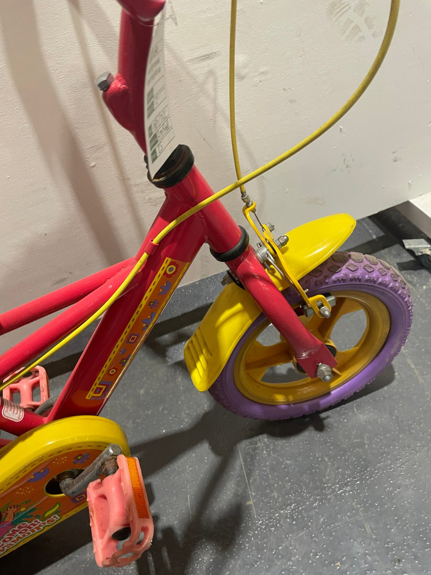 Serviced Dora The Explorer Bike, 12" (Pre-Loved)