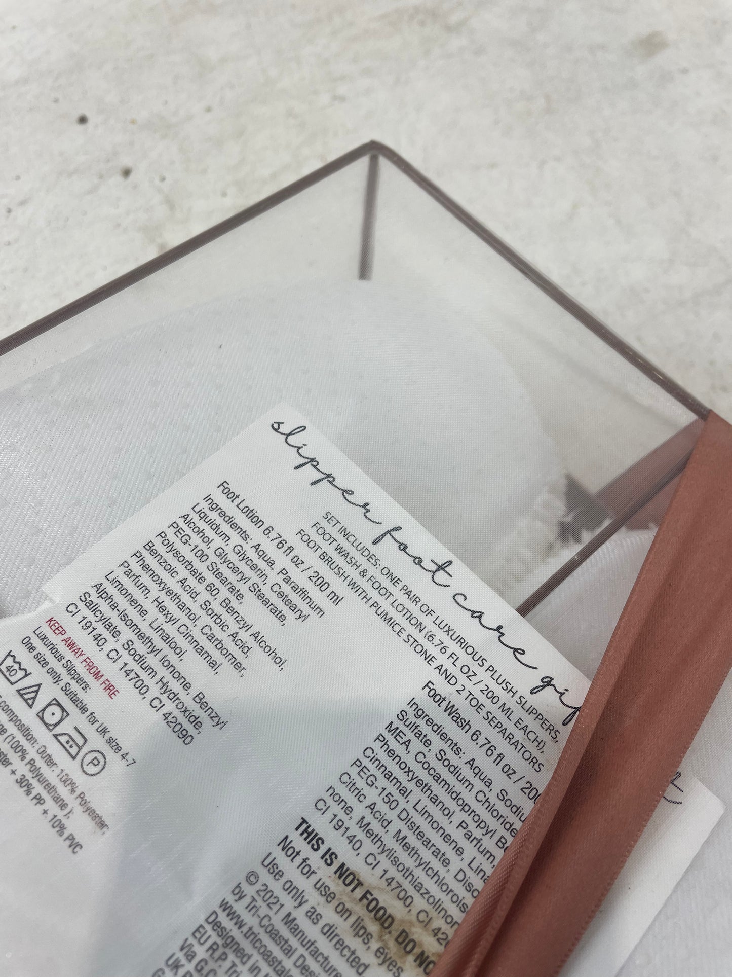 Slipper Footcare Gift Set (New)