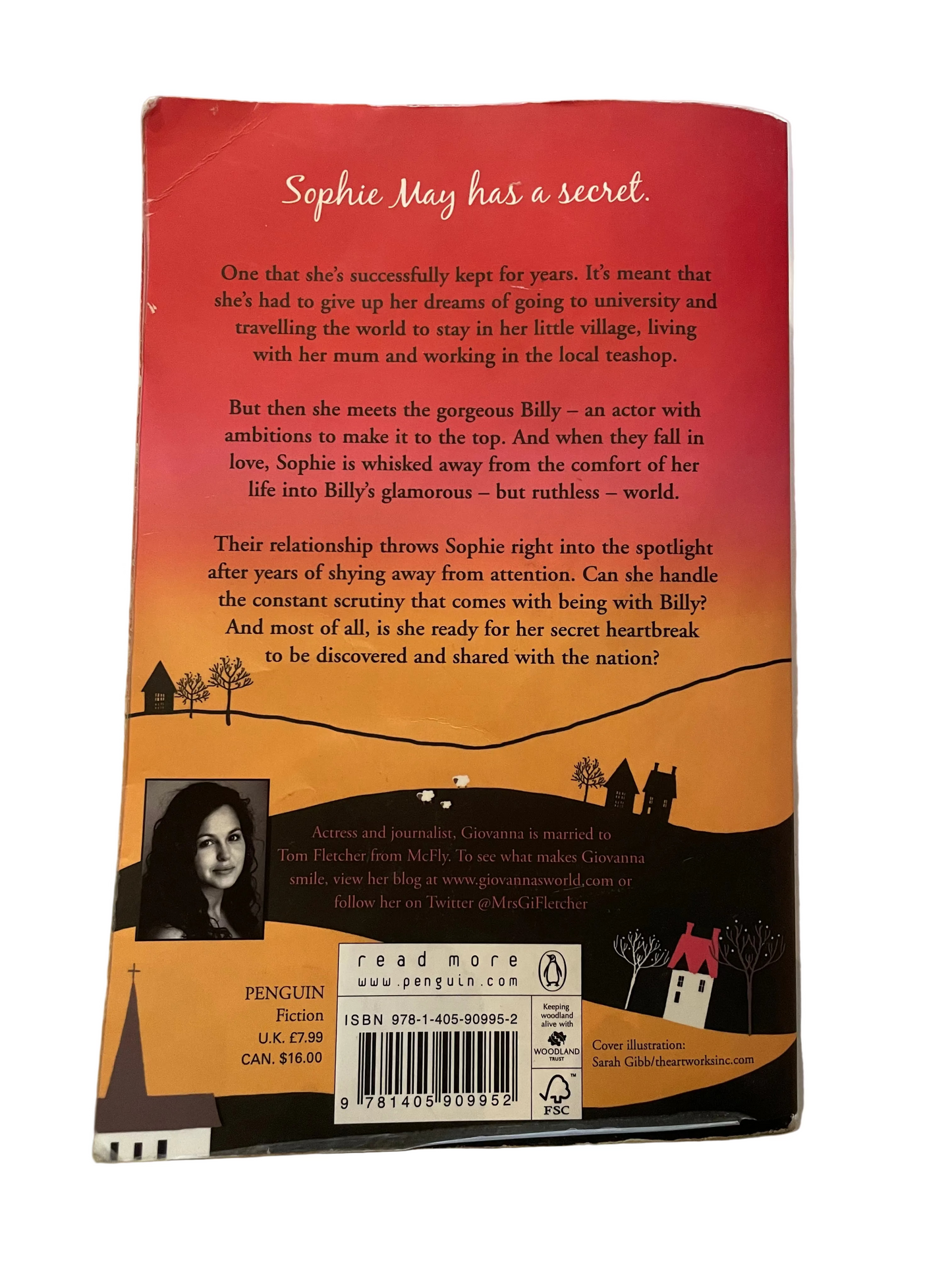 Billy and Me- Giovanna Fletcher The Book (Pre-Loved)