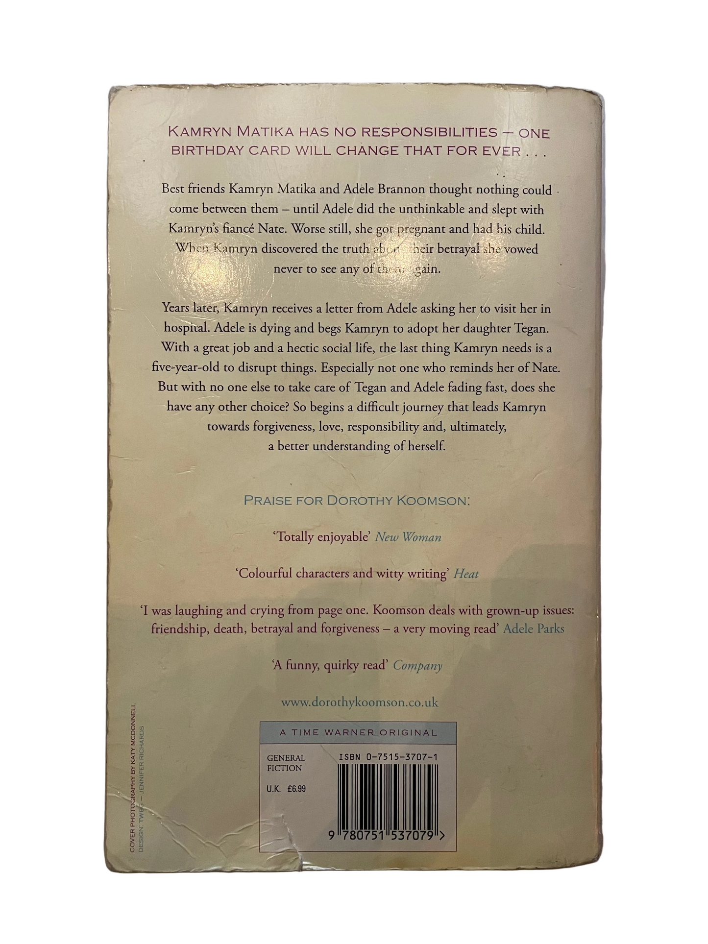 My Best Friends Girl- Dorothy Koomson The Book (Pre-Loved)