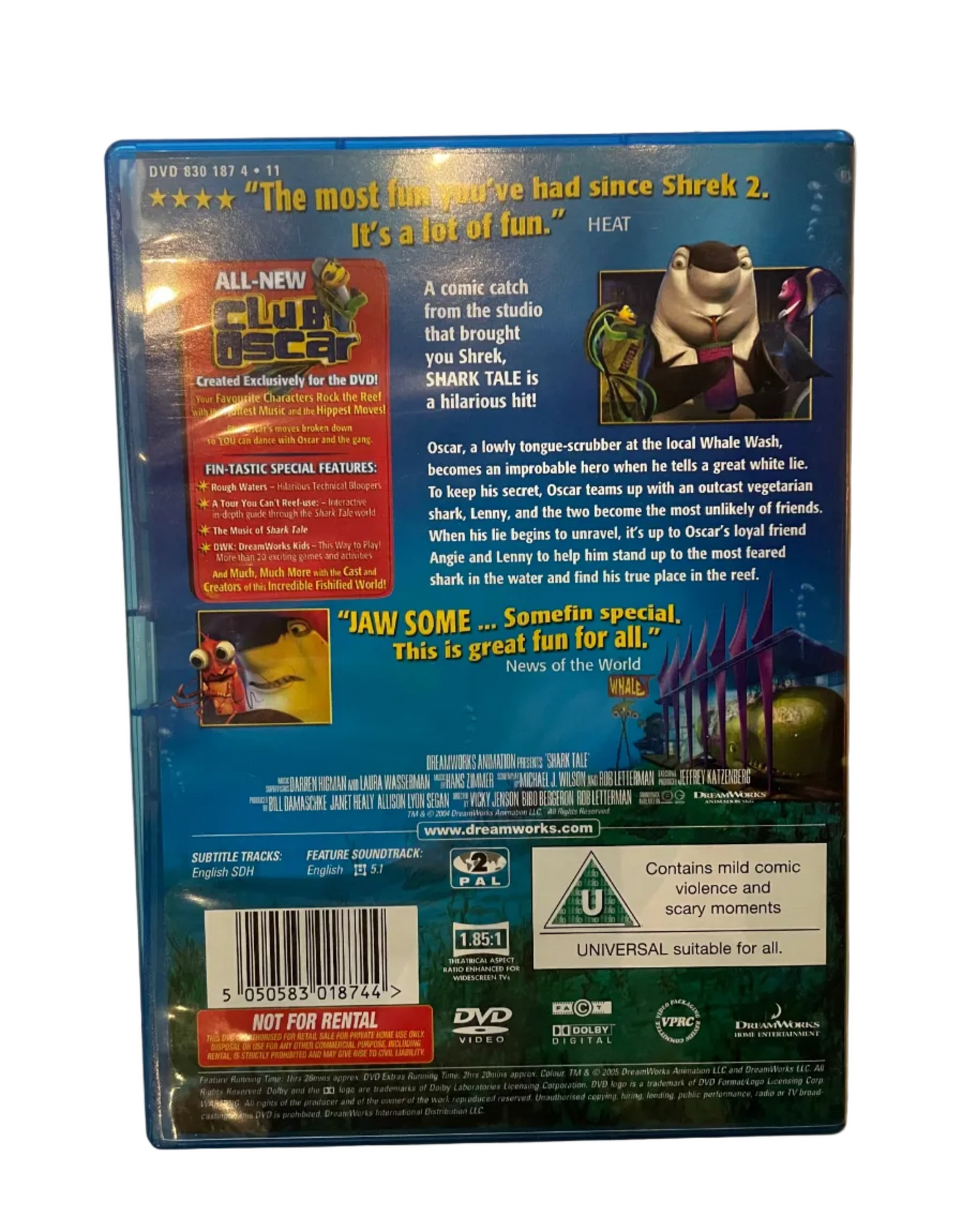 Shark Tale DVD (Pre-Loved)