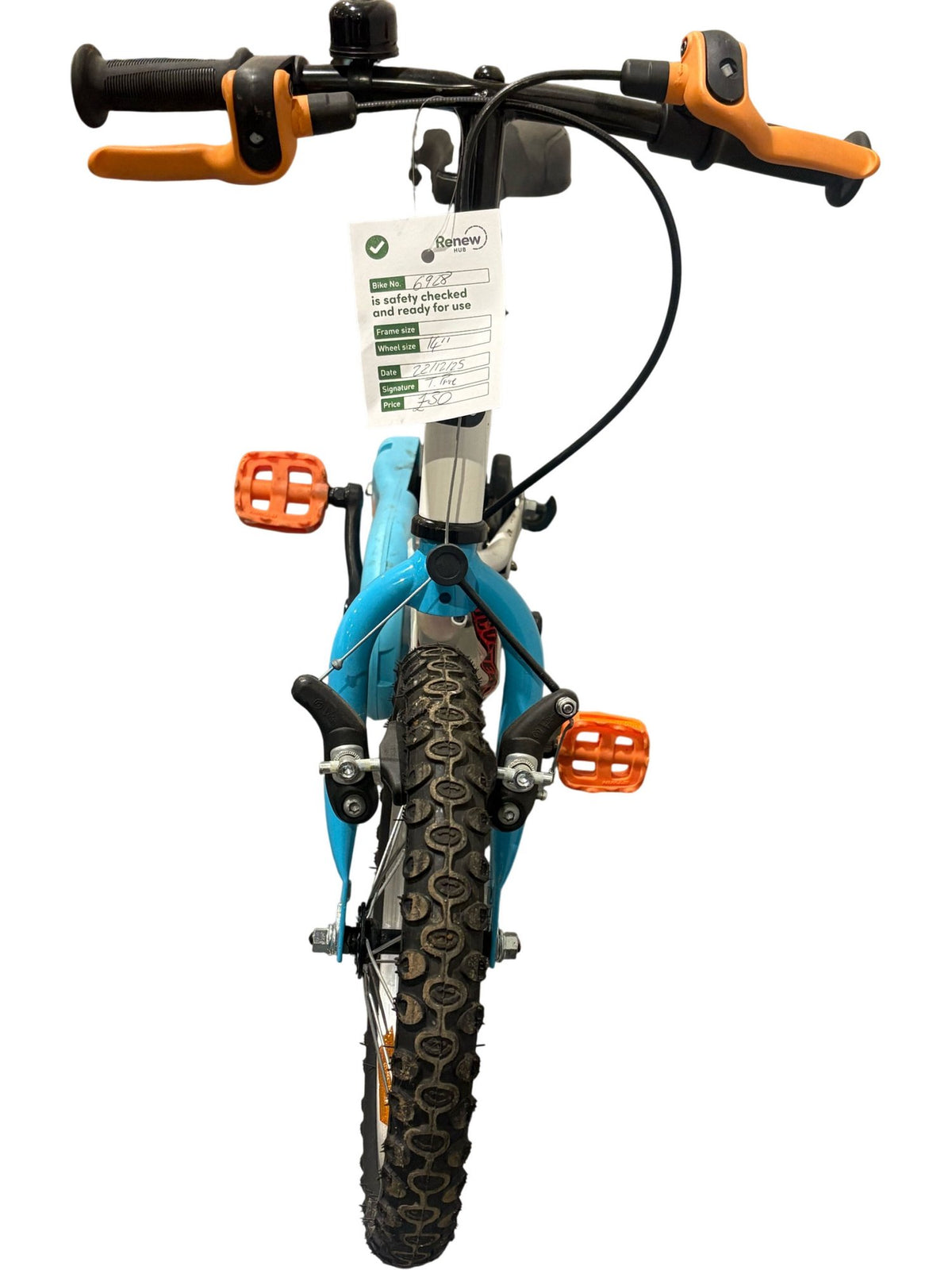 Serviced B'Twin Kids Bike 14 Inch (Pre-Loved)