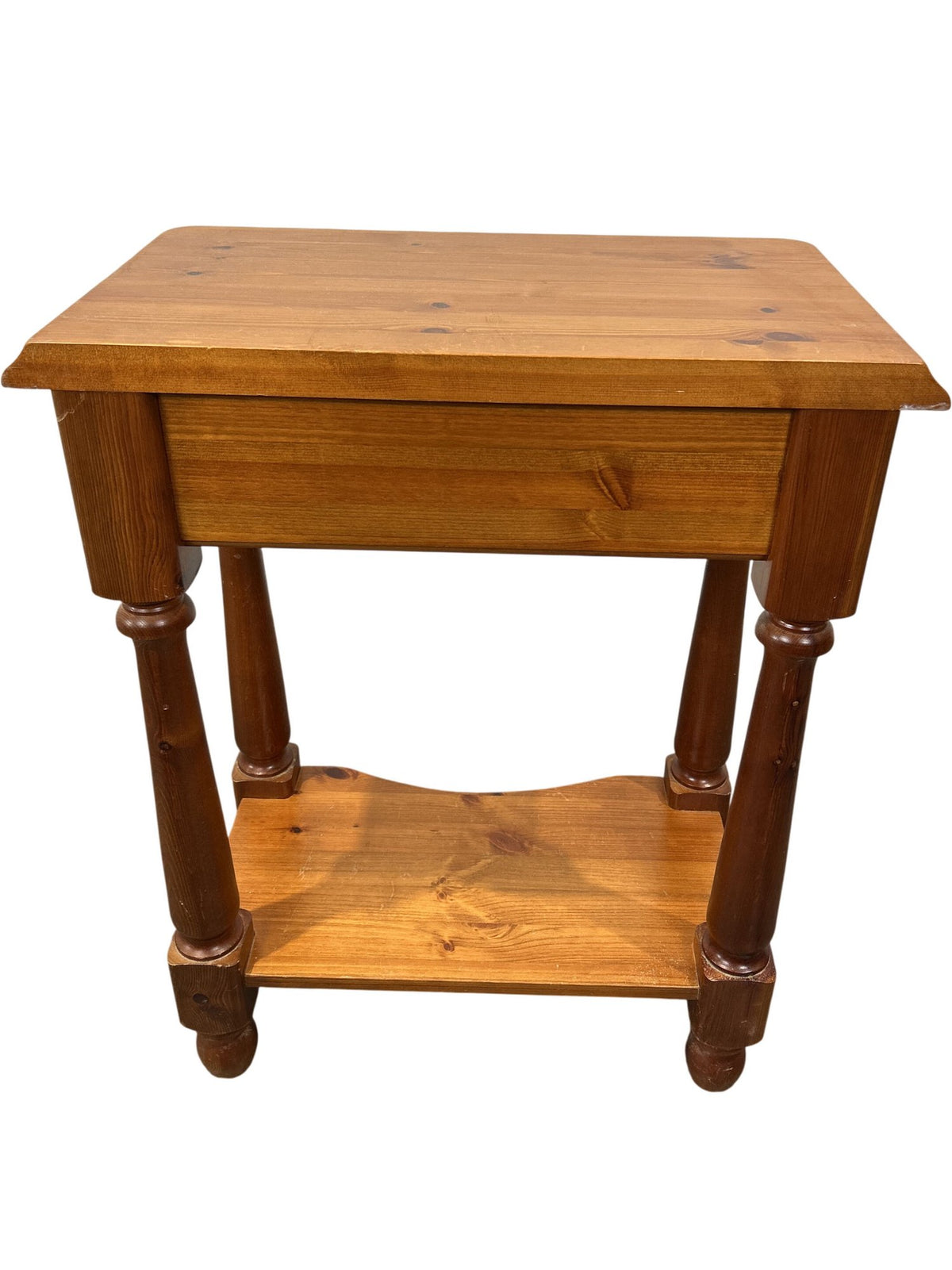 Wooden Side Table with Drawer (Pre-Loved)