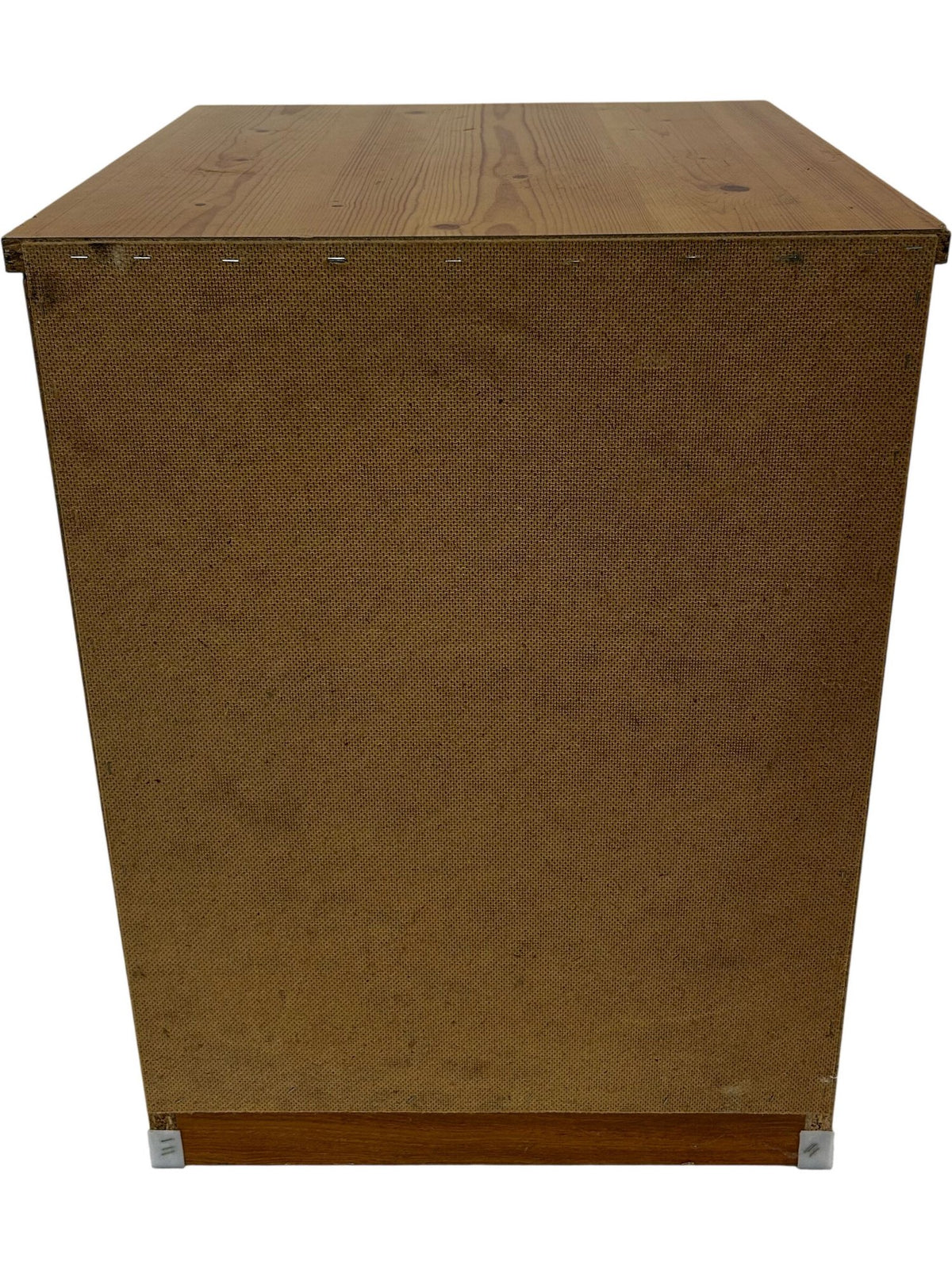 Pine 3 Drawer Bedside Table Cabinet Natural Wood Bedroom Storage (Pre-Loved)
