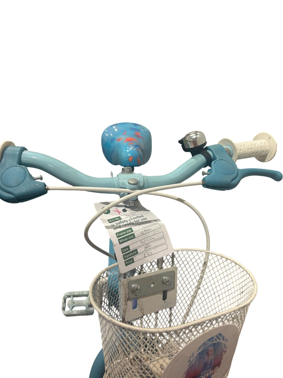 Serviced Frozen Kids Bike 12 Inch Wheel (Pre-Loved)d
