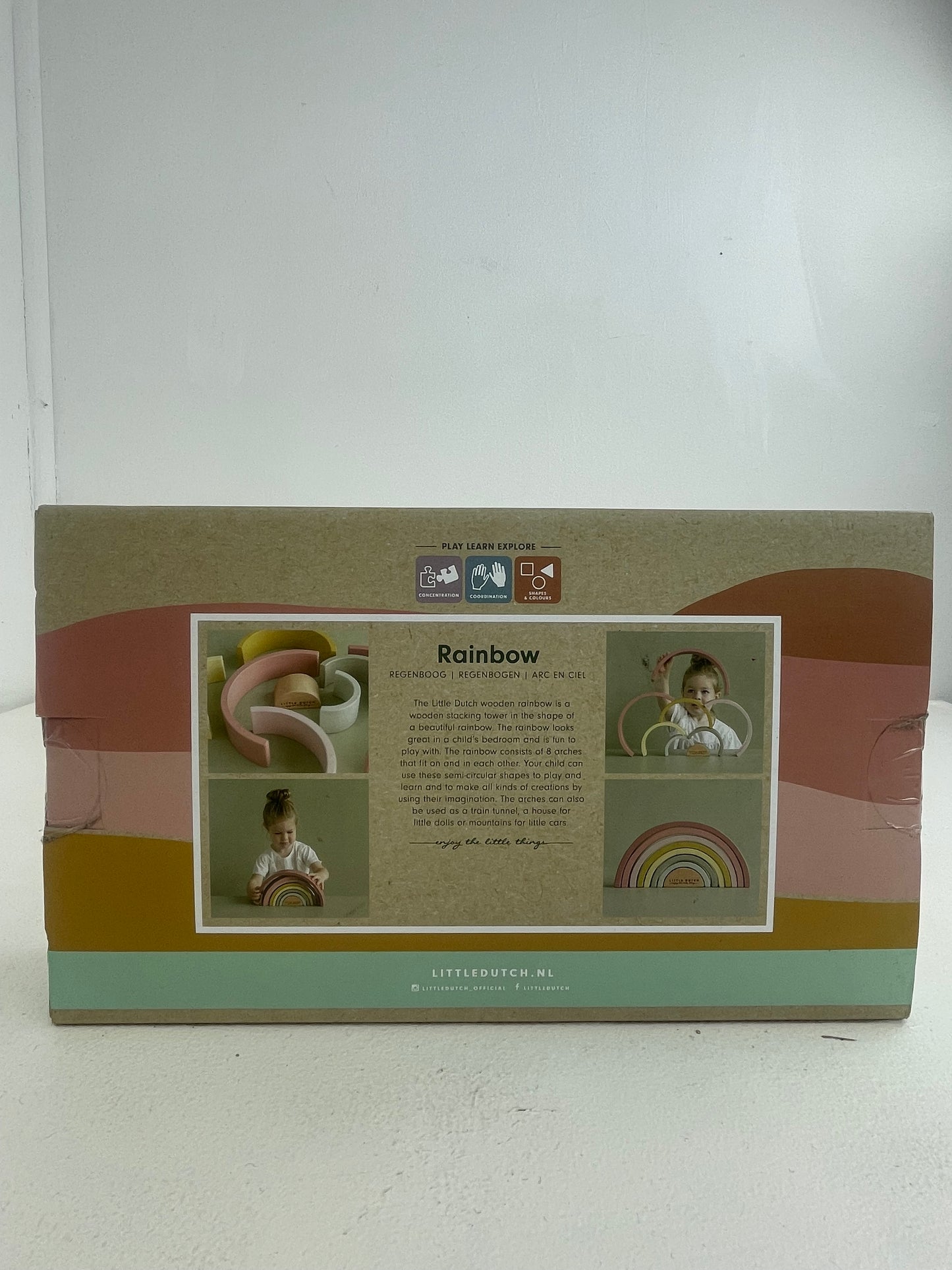 Little Dutch Wooden Rainbow Toy (New)