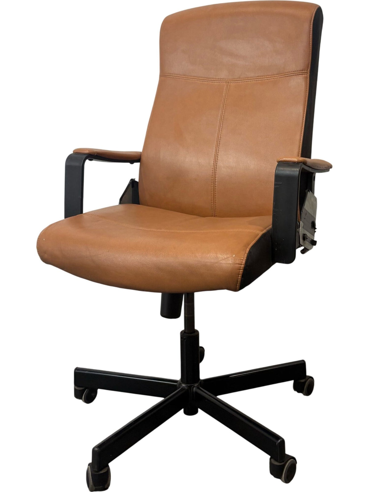 Office Chair Faux Leather Adjustable (Pre-Loved)