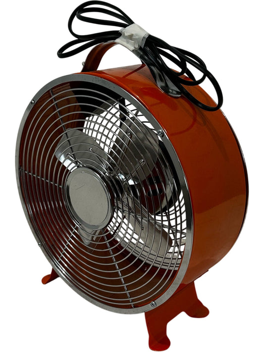 Orange Mini Workshop Fan Compact Electric Utility Fan (Pre-Loved)