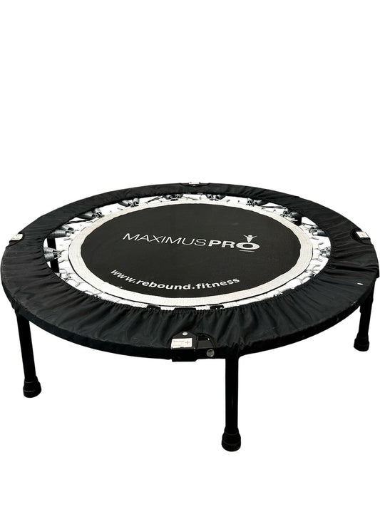Maximus Pro Folding Fitness Rebounder Mini Trampoline Black (Pre-Loved)
