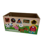 Wooden Sorting Building Blocks Activity Toy (Pre-Loved)