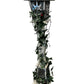 108cm Snow-Covered Christmas Lamp Post with Ivy & LED Lights (Pre-Loved)