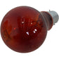 Pair Of Eveready Red Fire Glow Rough Service Bulb B22 60W (Unused)
