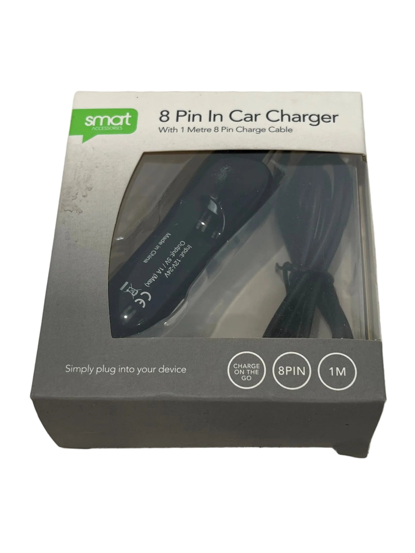 8 Pin In Car 1M Charger (Unused)