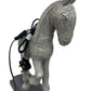 Vintage Grey Horse Figurine Lamp (Pre-Loved)