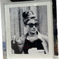 Classic Black & White Audrey Hepburn Silver Framed Photograph (Pre-Loved)