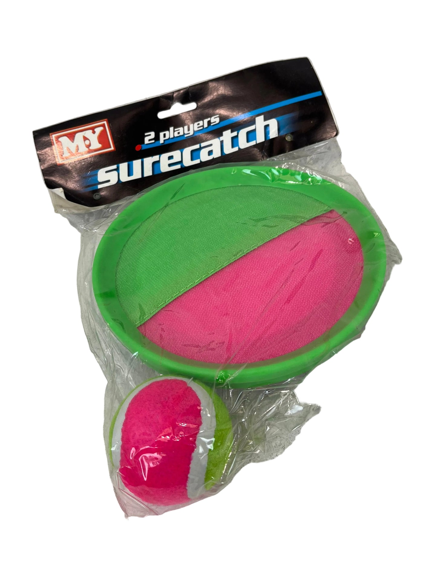 MY Surecatch Pink And Green Velcro Beach Game (New)