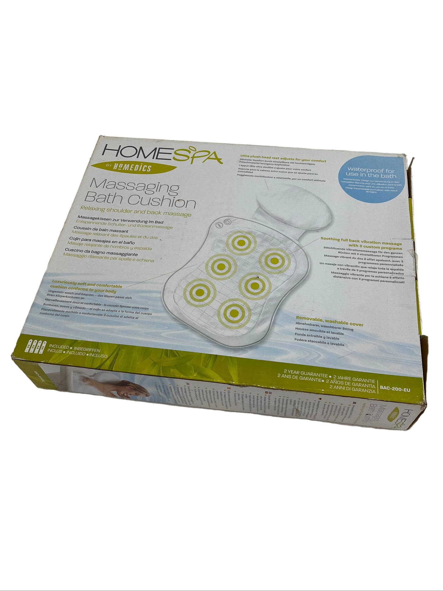 HoMedics HomeSpa Massaging Bath Cushion (New)