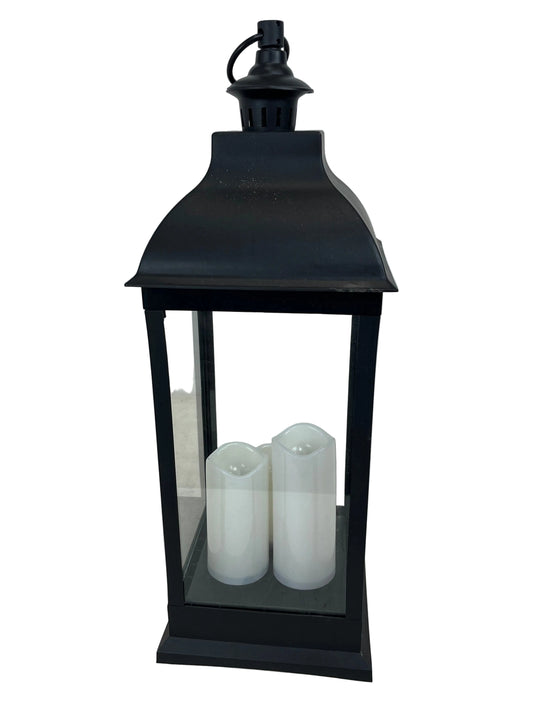 Black Decorative Candle Lantern (Pre-Loved)