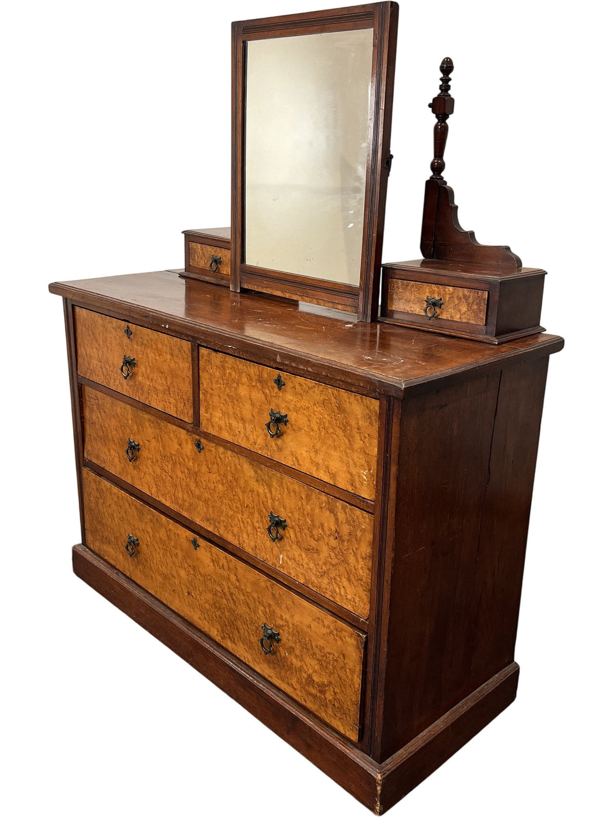Antique Wooden Dresser Vanity Mirror (Pre-Loved)