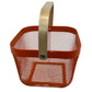 Orange Mesh Metal Wire Storage Basket (Pre-Loved)