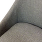 Contemporary Upholstered Armchair Chair Green Turquoise Fabric (Pre-Loved)
