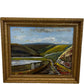 Signed 1985 Framed Landscape Countryside Painting Gold Frame (Pre-Loved)