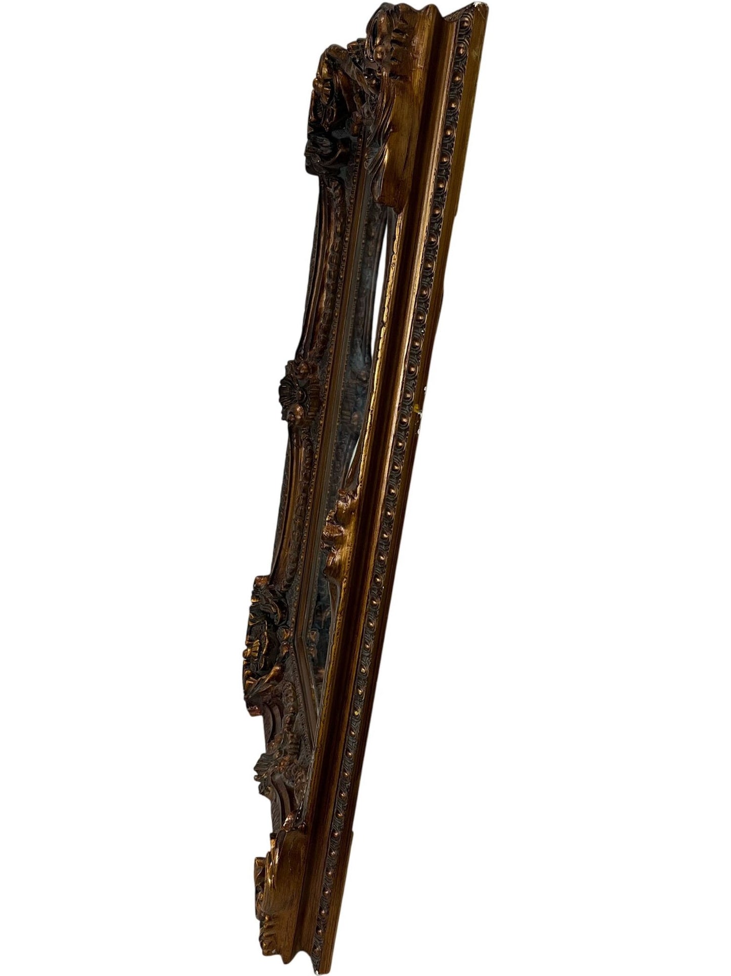Premier Housewares Large Ornate Wall Mirror Bronze Frame (Pre-Loved)