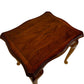 Vintage Wooden Side Table Queen Anne Style Curved Legs Brown (Pre-Loved)