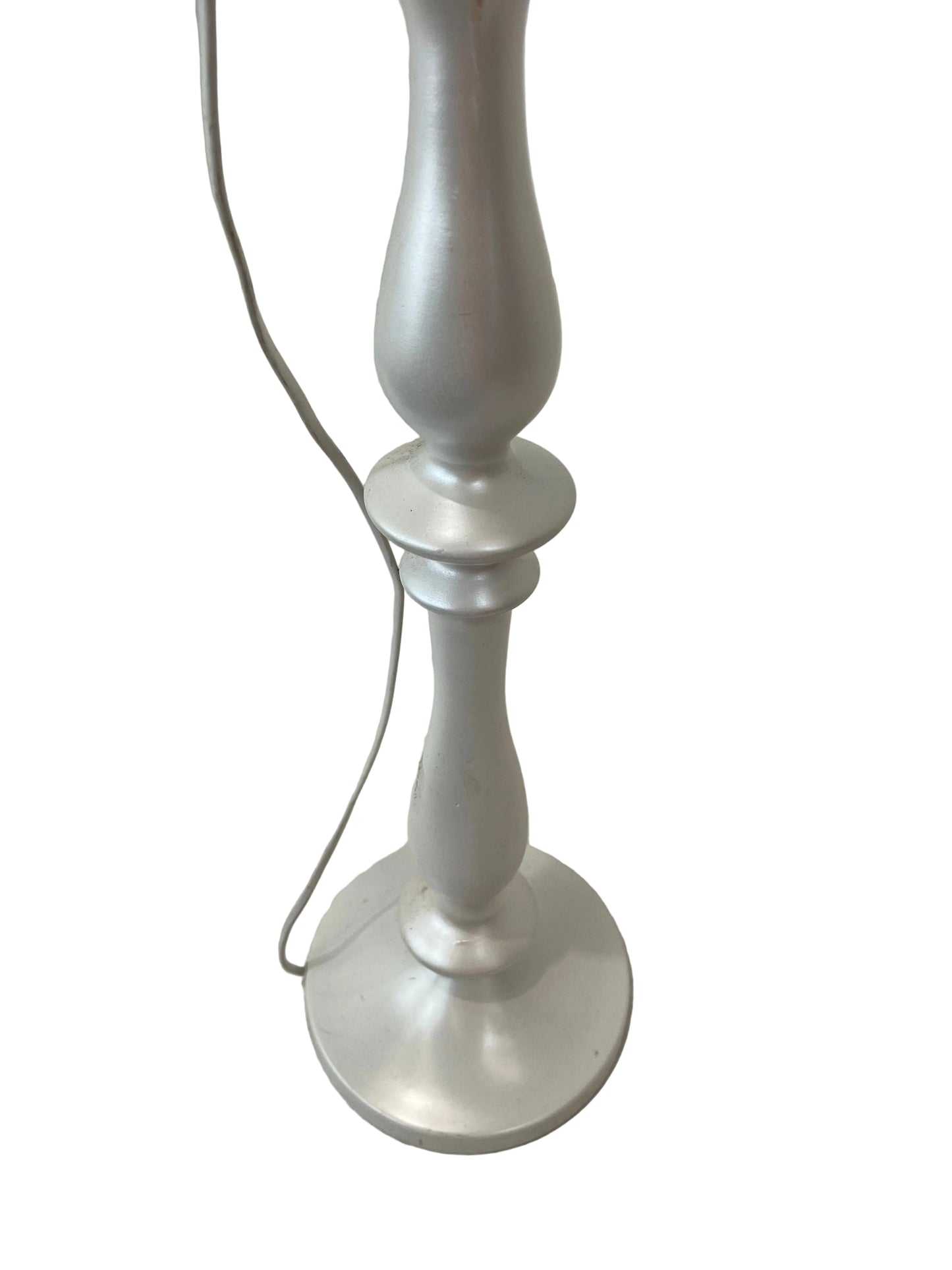 White Iridescent Floor Lamp (Pre-Loved)