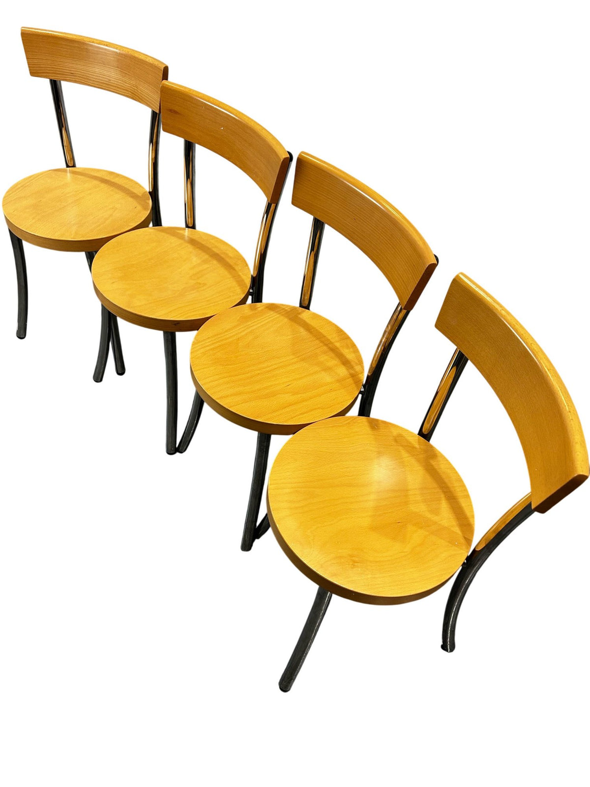 Drop Leaf Dining Table with 4 Chairs Folding Space Saving Set (Pre-Loved)