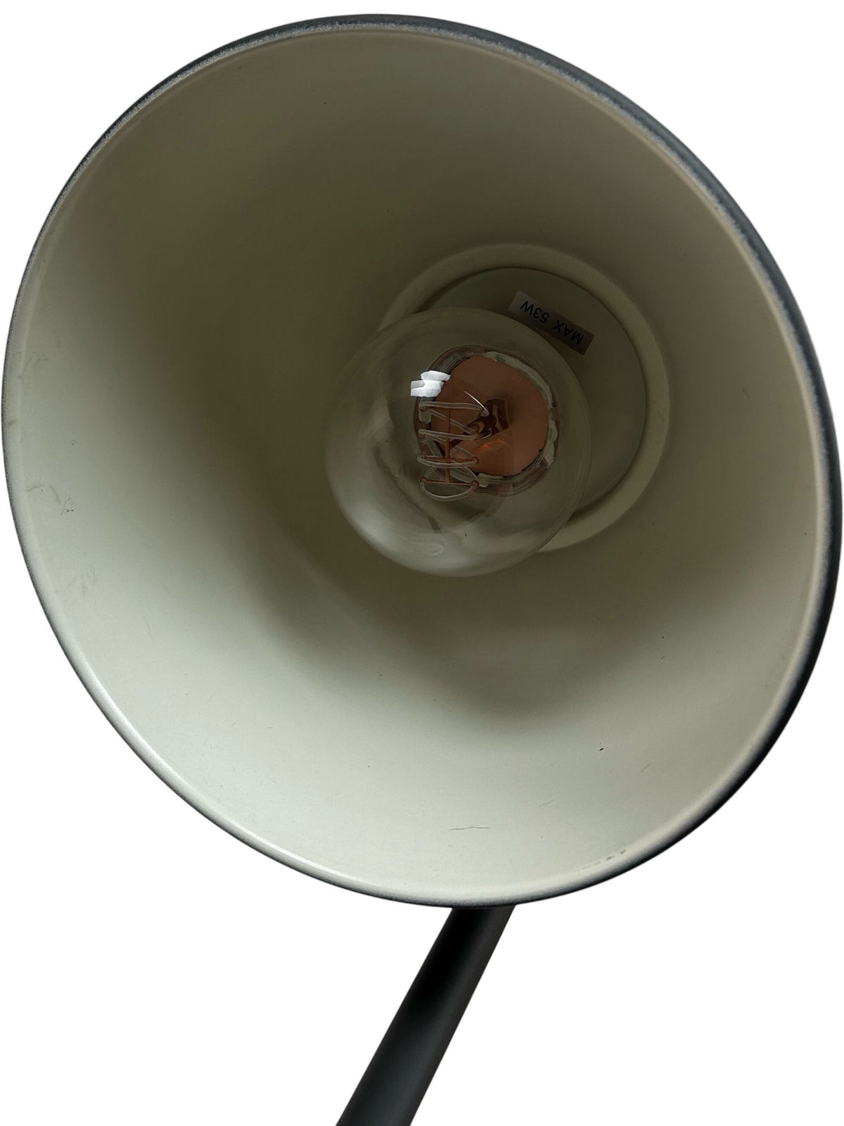 Black Metal Adjustable Floor Lamp Industrial Reading Light Modern (Pre-Loved)