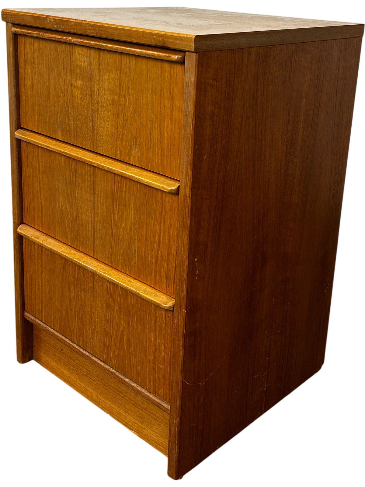 Wooden 3 Drawer Chest of Drawers Brown Storage Unit (Pre-Loved)