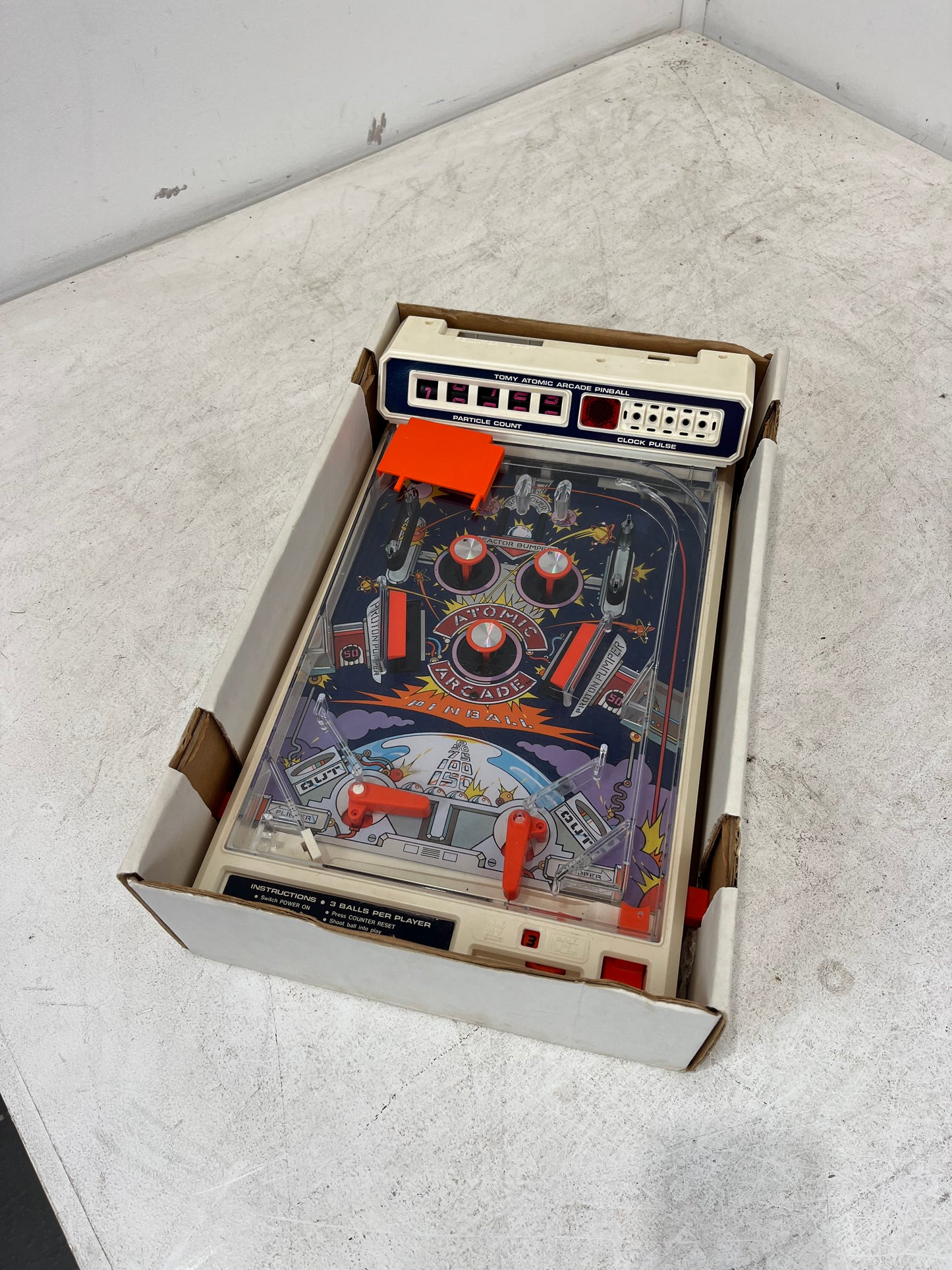 Tomy Vintage Atomic Pinball Tabletop Game (Pre-Loved)
