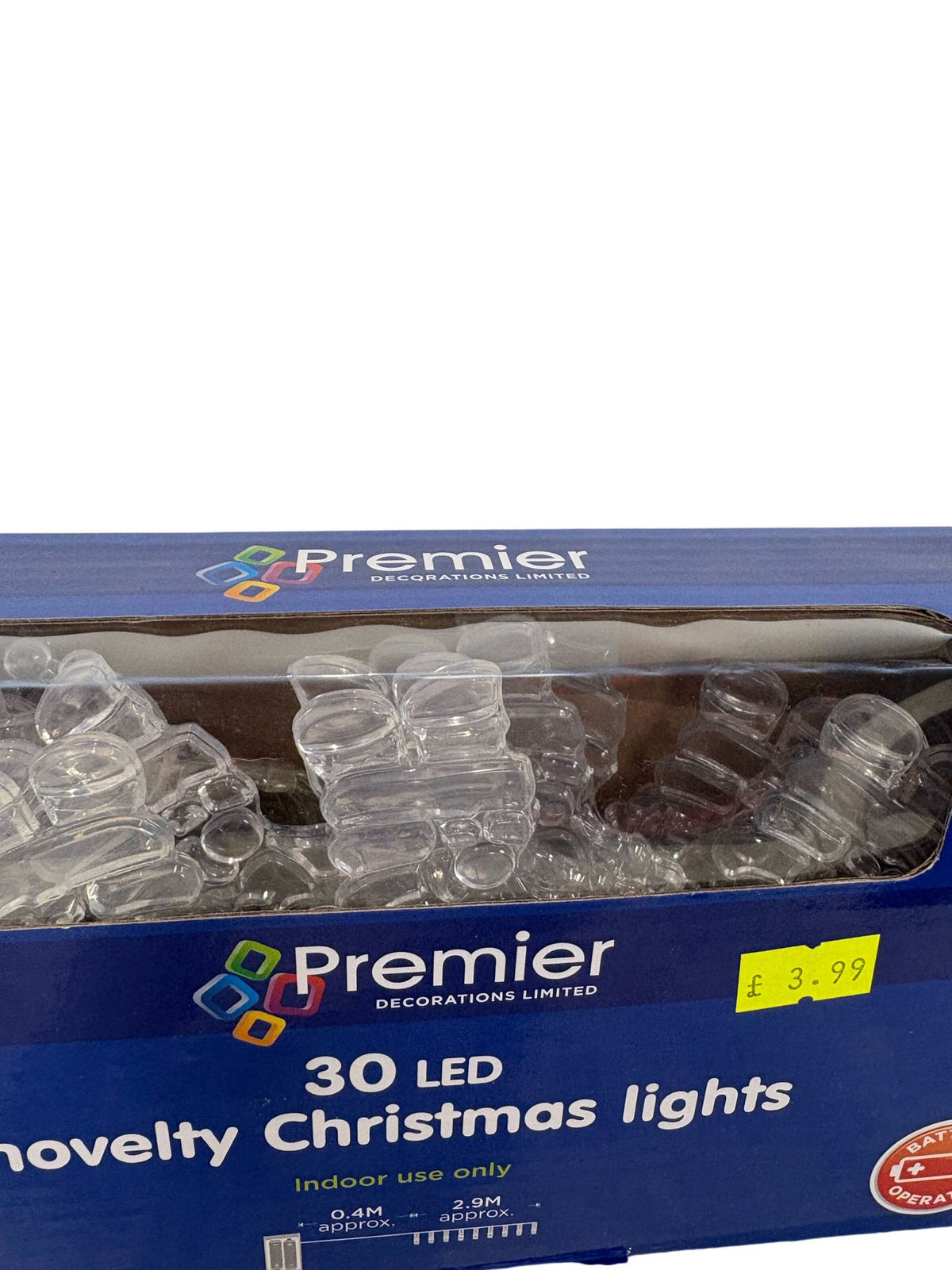 Premier 30 LED Novelty Christmas Lights LCG-14 (Unused)