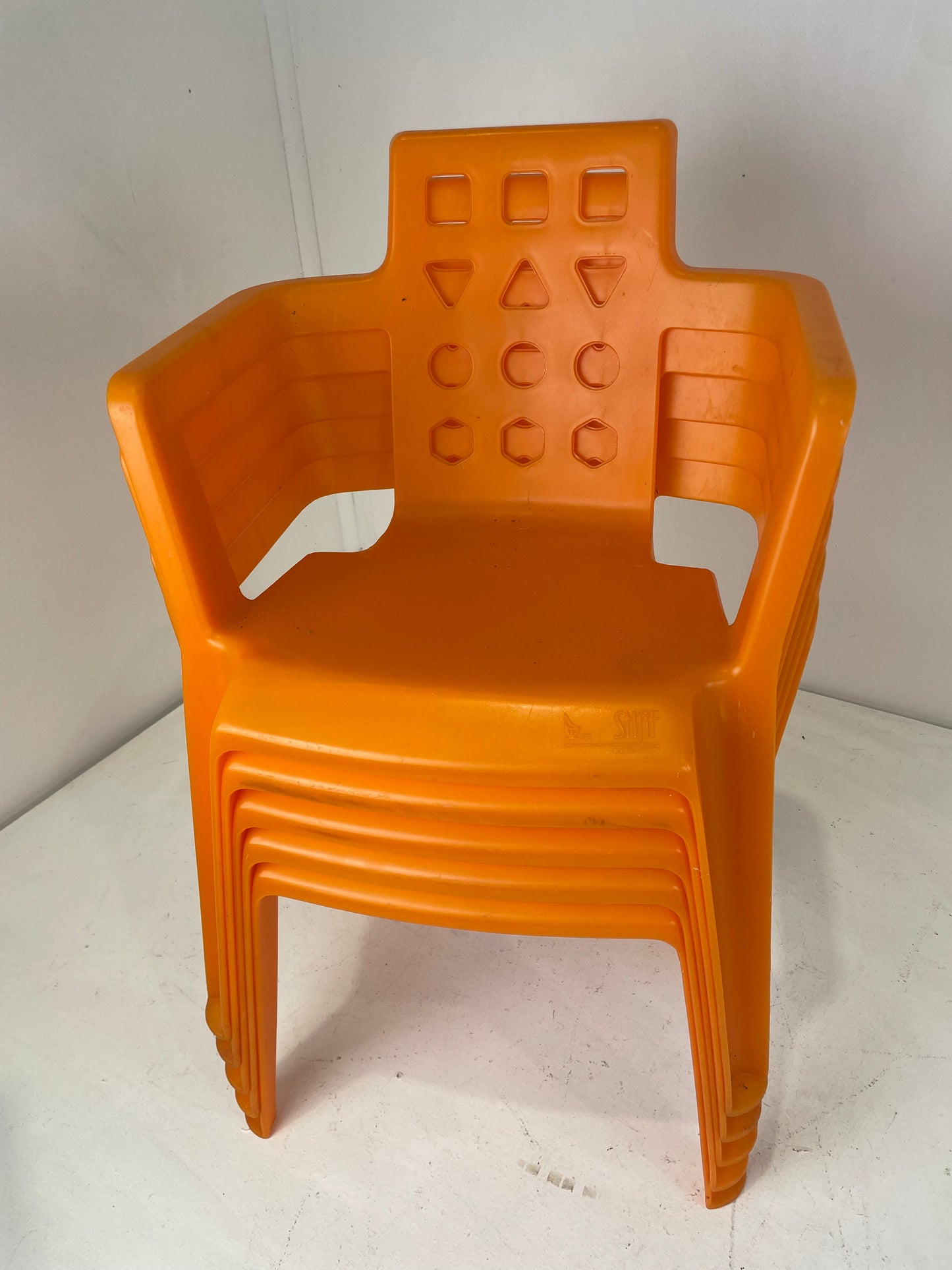 Orange Children’s Chair X5 (Pre-loved)