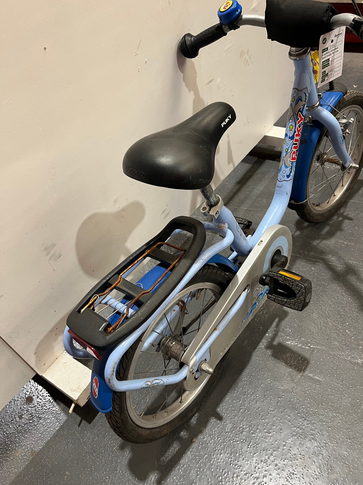Puky Light Blue 16” Children’s Bike (Pre-Loved)