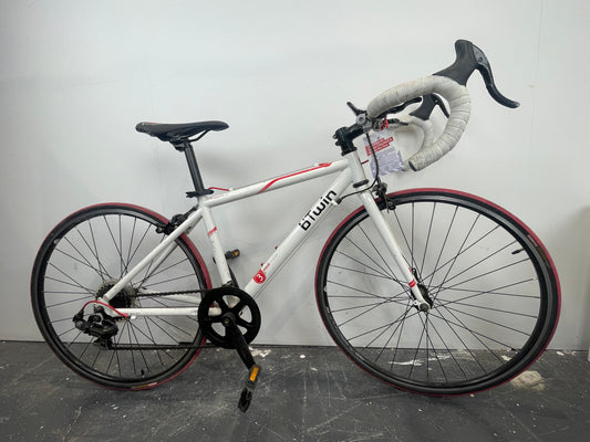 Serviced Btwin White Bike (24")