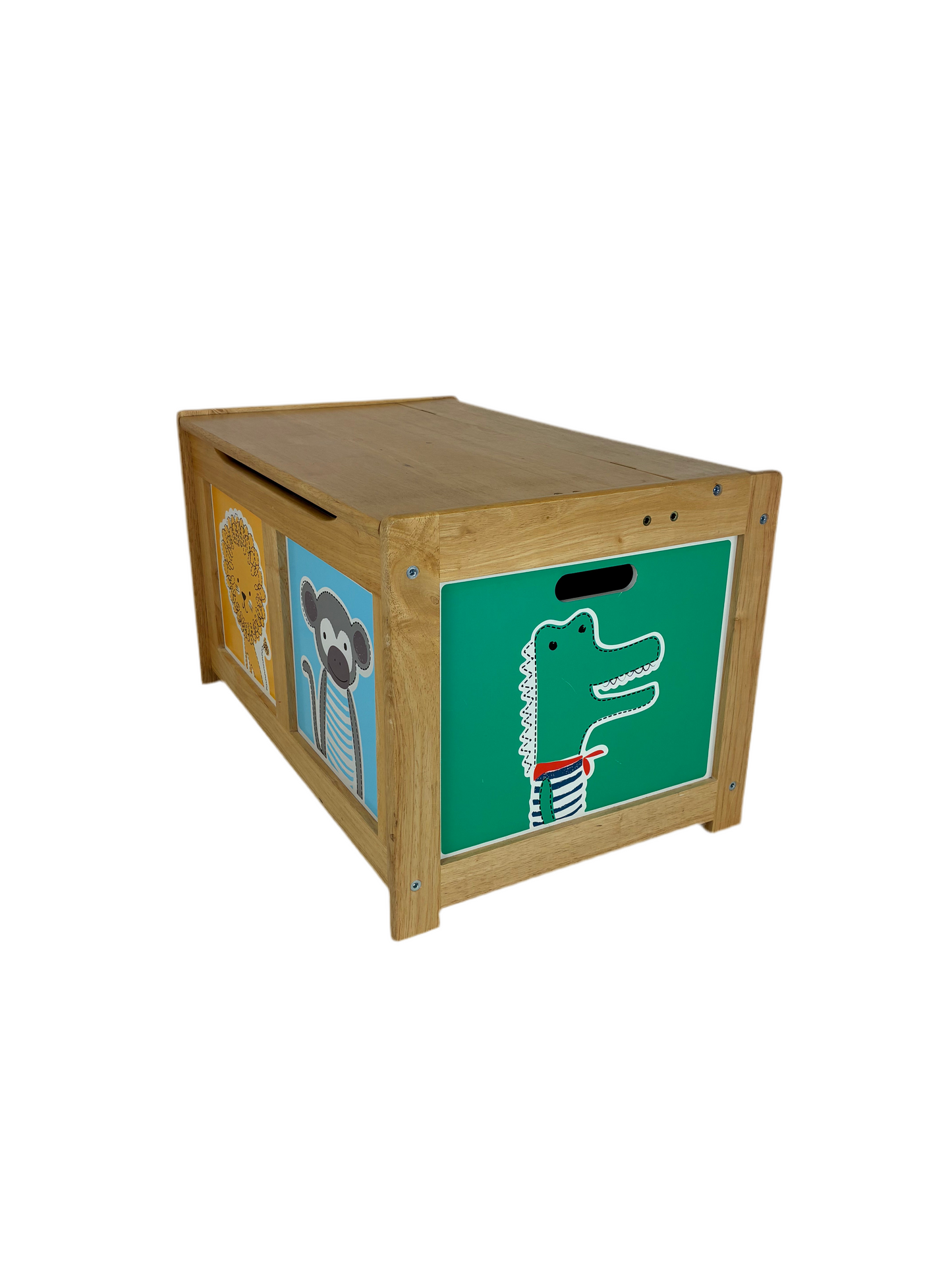 Wooden Jungle Toy Chest (Pre-loved)