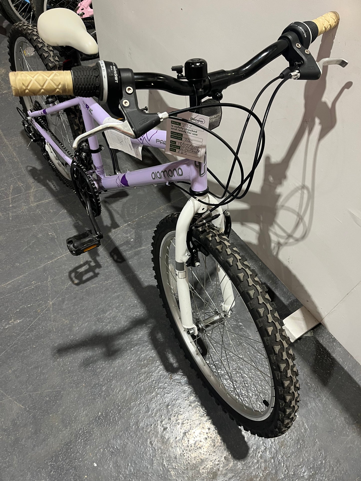 Diamono Pazzaz Light Purple 24” Bike (Pre-Loved)