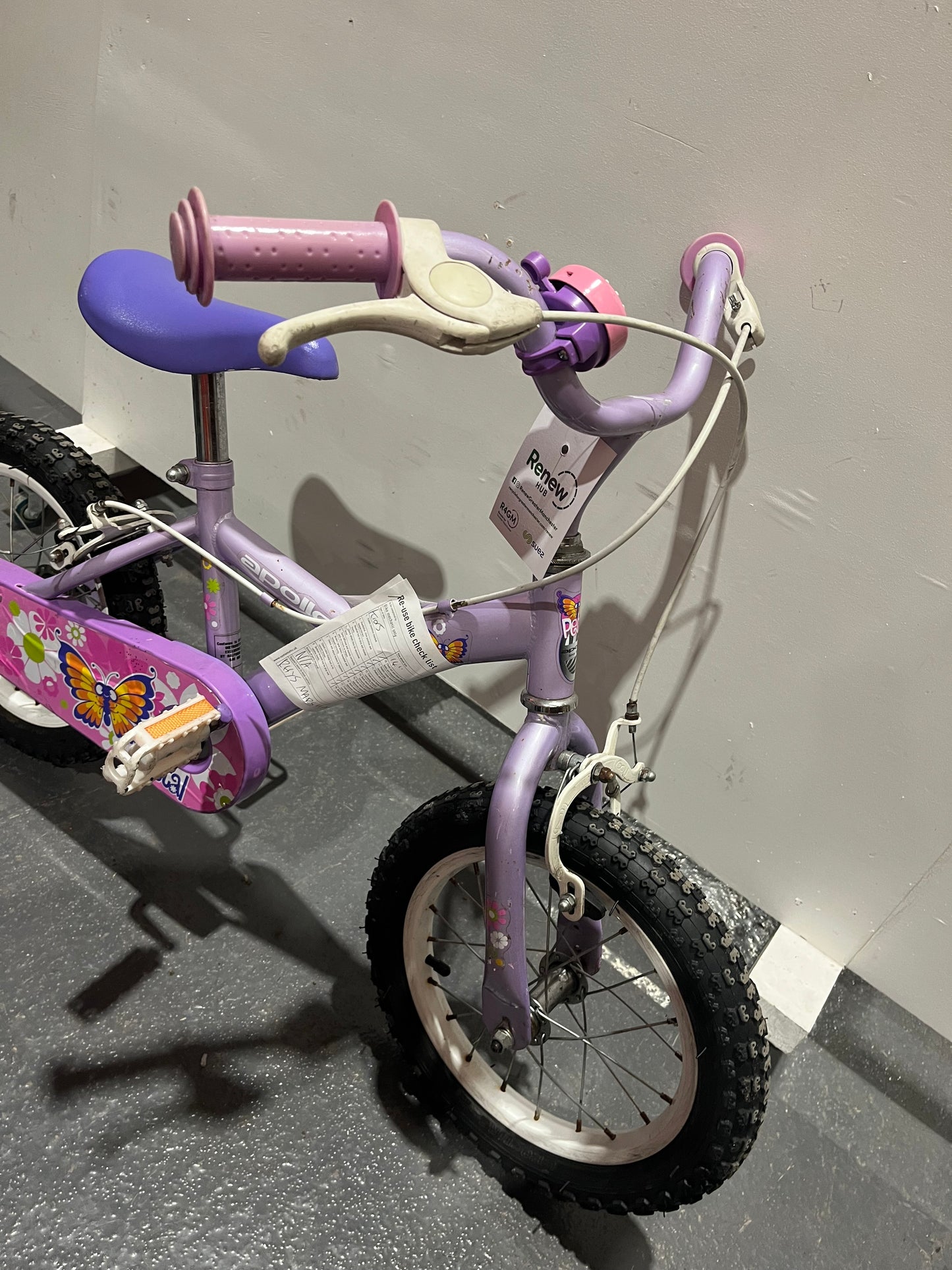 Apollo Petal Light Purple 14” Children’s Bike (Pre-Loved)