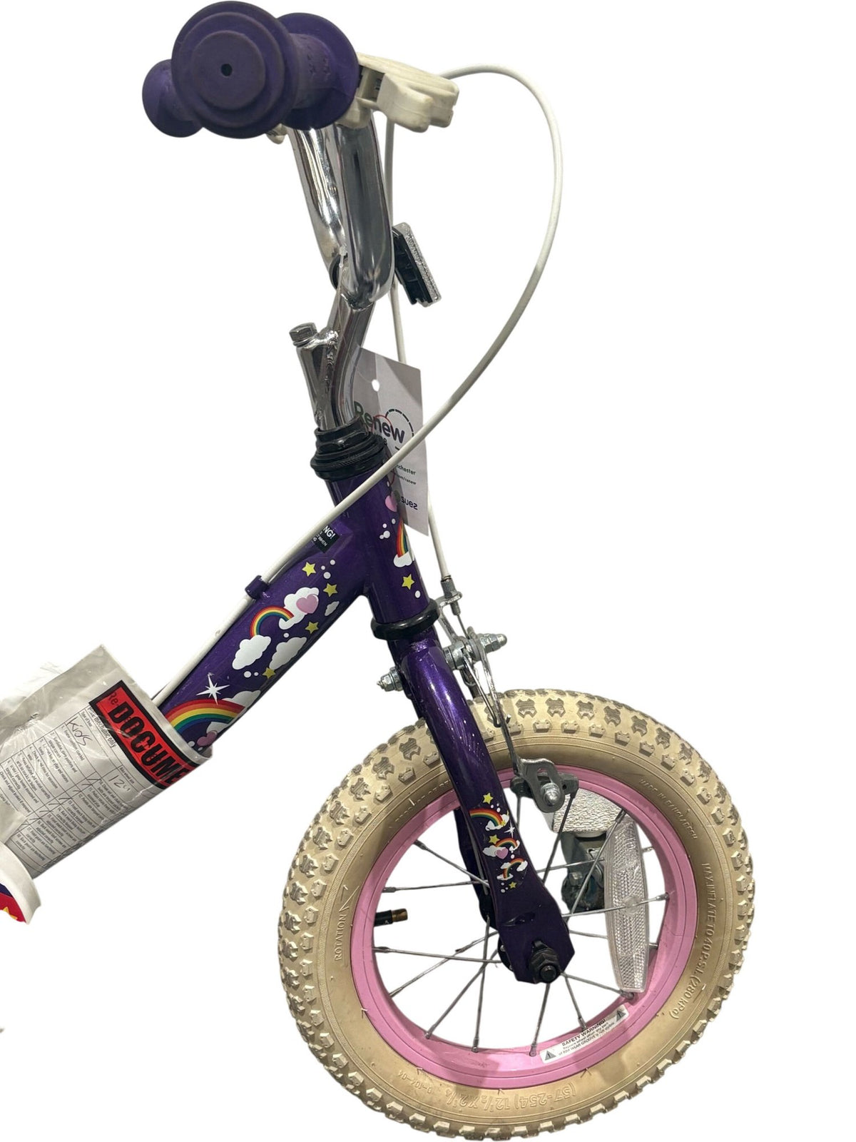 Serviced Kids Tricycle 12" Rainbow Design (Pre-Loved)
