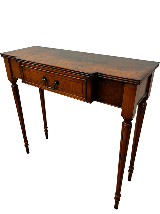 Vintage Wooden Console Table with Drawer (Pre-Loved)