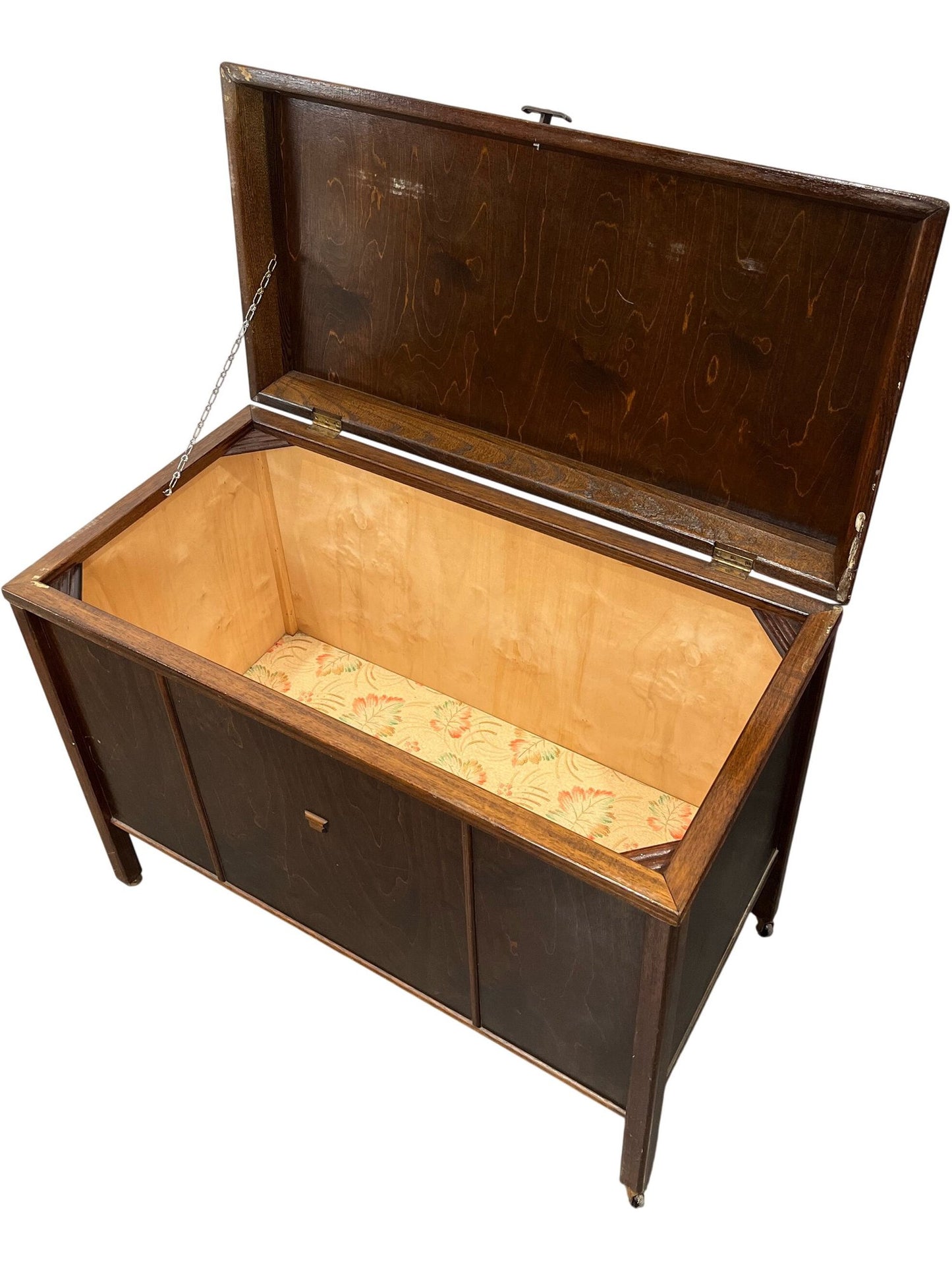 Vintage Wooden Carved Storage Cabinet (Pre-Loved)