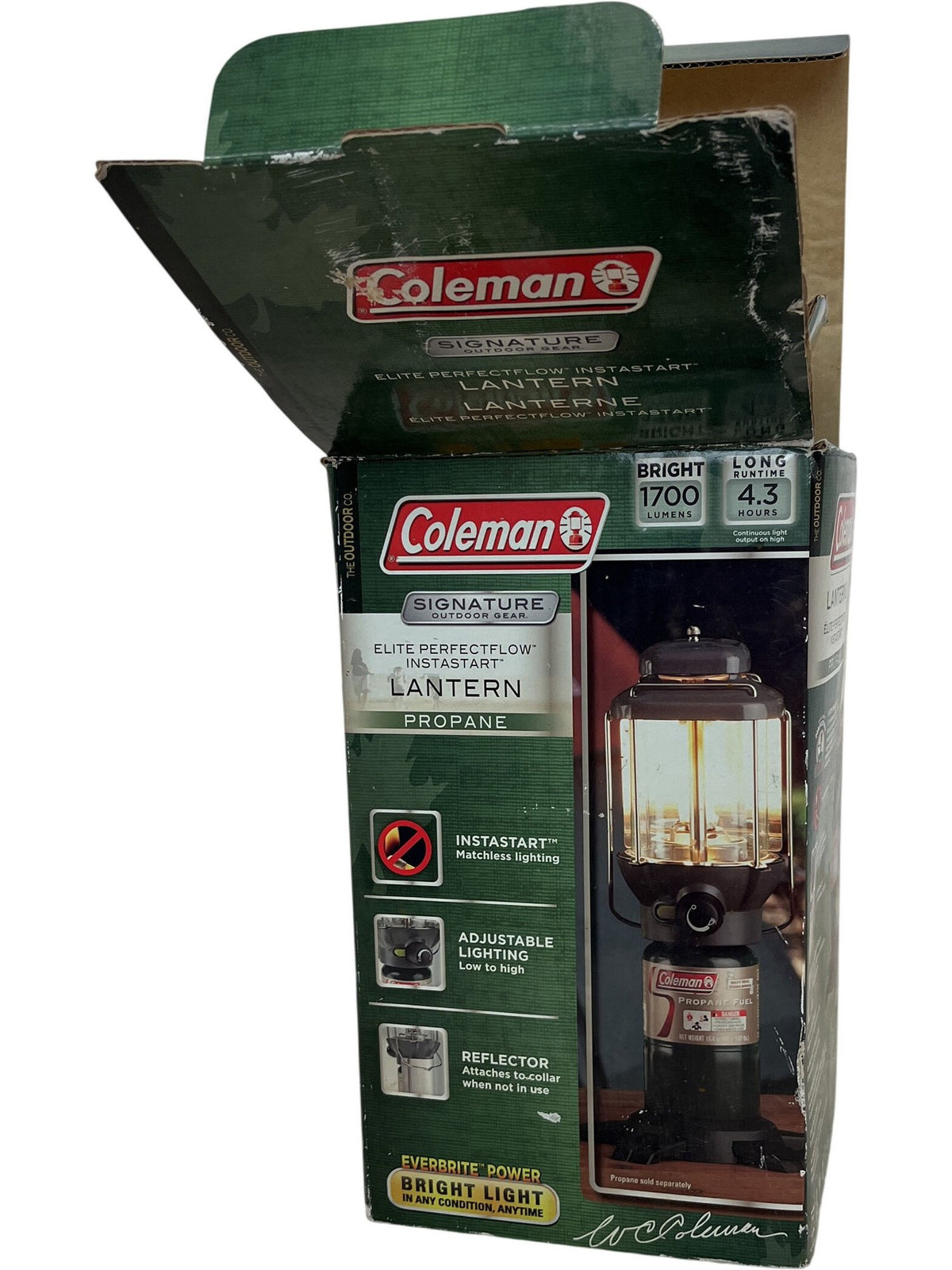 Vintage Coleman Elite PerfectFlow Instastart Propane Lantern (Pre-Loved)