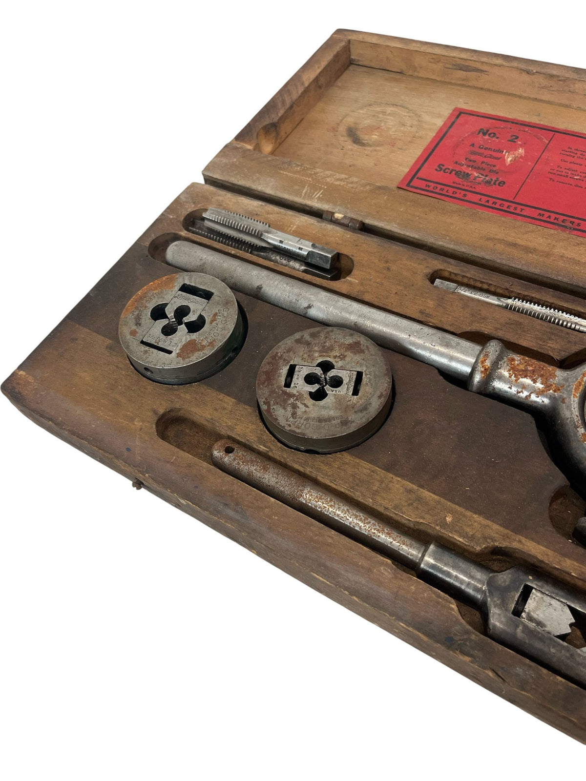 Little Giant No. 2 Tap & Die Set Thread Cutting Tool Kit (Pre-Loved)