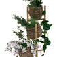 Tiered Bamboo Plant Stand Woven Baskets (Pre-Loved)